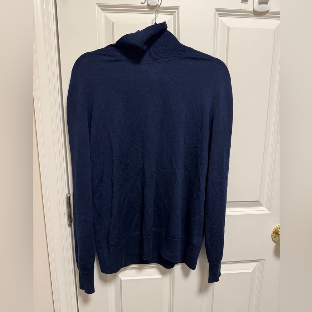 COS women’s navy Turtleneck Sweater